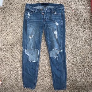 Low-rise Hollister jeans